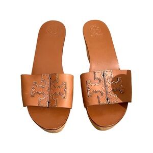 Authentic Tory Burch wedge sandals size 8
